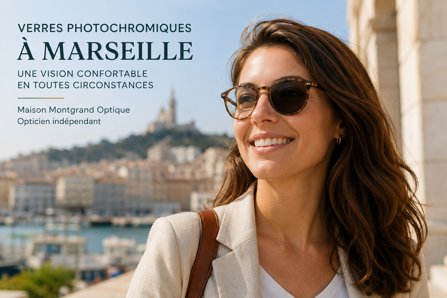 Verres photochromiques et Transitions® à Marseille – Une vision confortable en toutes circonstances
